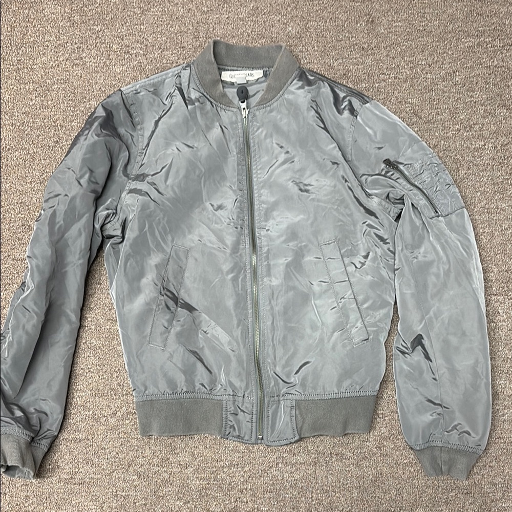 PRICED TO SELL NOW: Goodthreads Bomber Jacket Greyish Green Colorway- Mens Small
